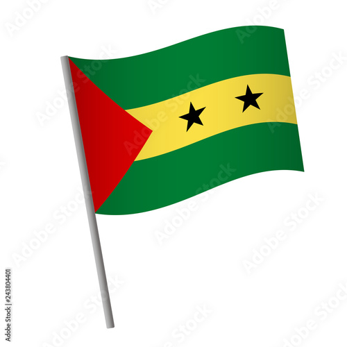 Sao Tome and Principe flag icon.