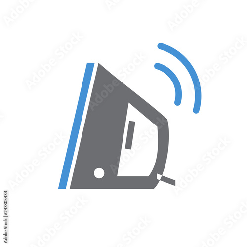Smart iron icon on white background for graphic and web design, Modern simple vector sign. Internet concept. Trendy symbol for website design web button or mobile app