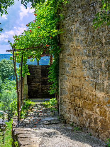 Fototapeta Naklejka Na Ścianę i Meble -  Mountain village Groznjan, Istria, Croatia
