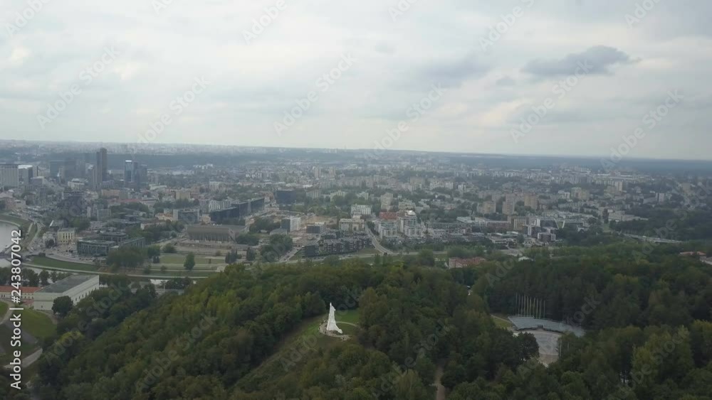 Beautiful Aerial view of the old town of Vilnius, the capital of Lithuania. Beautiful Aerial view of the old town of Vilnius, the capital of Lithuania.
