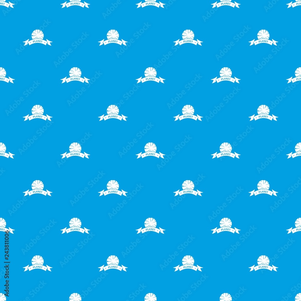 Planet astronomy pattern vector seamless blue repeat for any use Planet astronomy pattern vector seamless blue repeat for any use