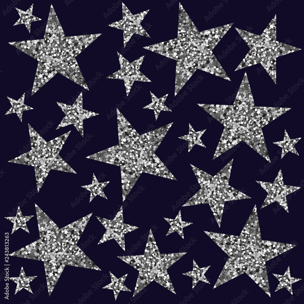 Silver stars. Silver stars.