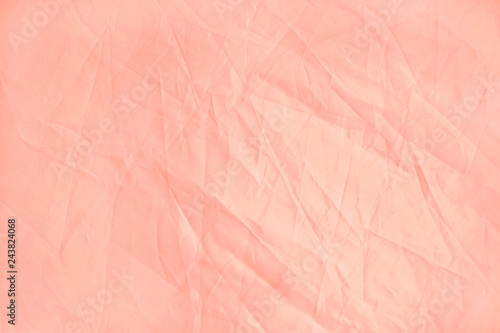 Texture of soft cloth in Coral color.