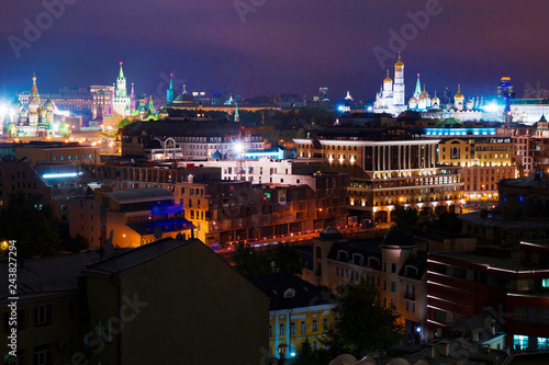 View of the city and Skyscrapers in the center of Moscow    Photos taken in winter and summer 2016 in Moscow, building, sky, city  © maxim4e4ek