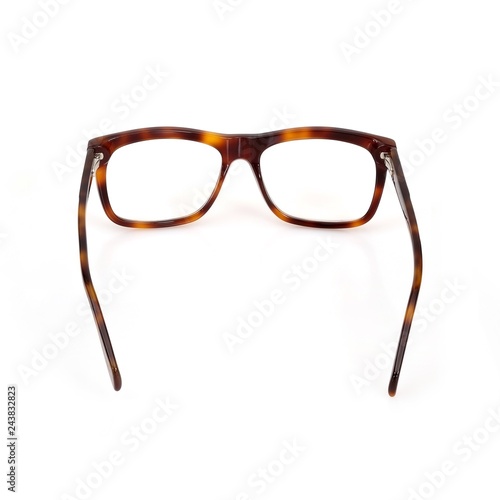 Glasses isolated on white background for applying on a portrait