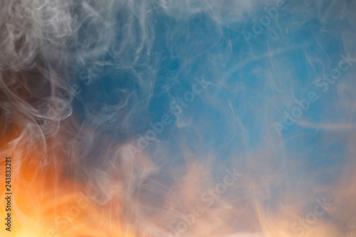 abstract smoke and fire background