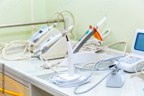 Medical devices and tools in the dentist's office