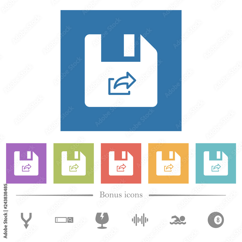 Export file flat white icons in square backgrounds Export file flat white icons in square backgrounds