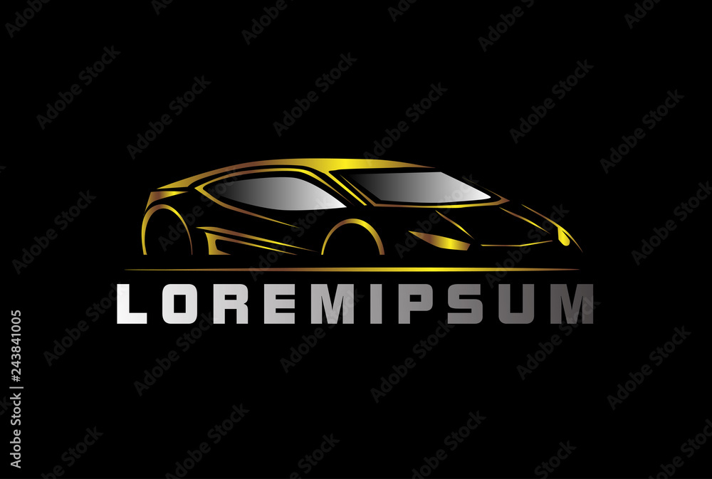 Fototapeta premium car logo icon
