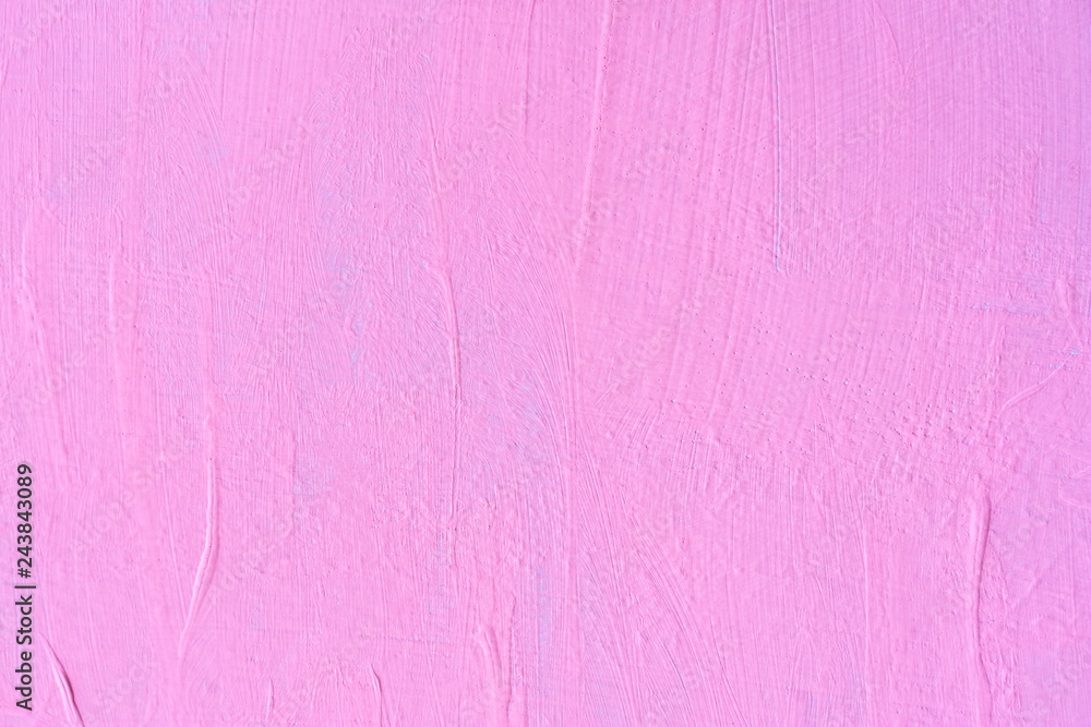 Fototapeta premium Abstract background from pink painted on wall. Sweet color tone backdrop for love, wedding and valentine.