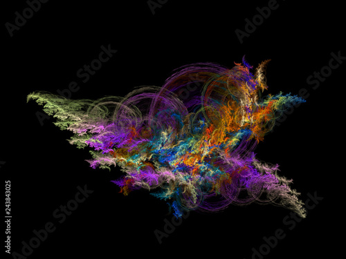 nice infinity of computer rendered visual art fractals - abstract design surrealism background wallpaper