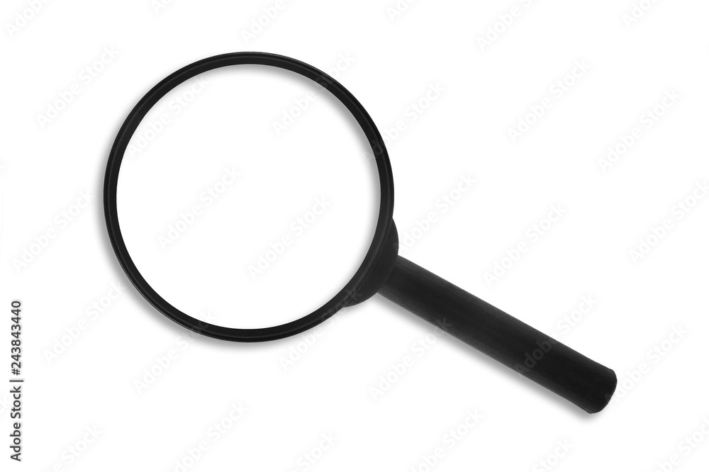 magnifying glass isolated on white magnifying glass isolated on white