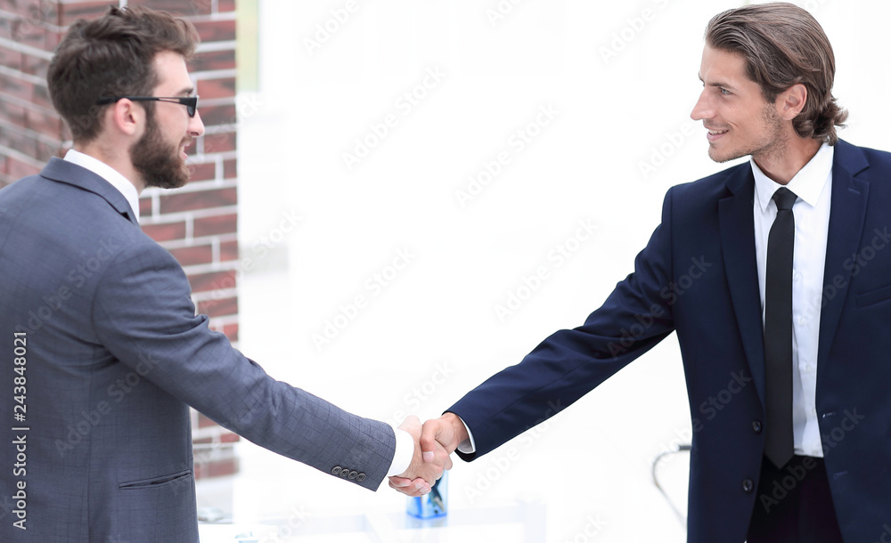 welcome and handshake of business partners welcome and handshake of business partners