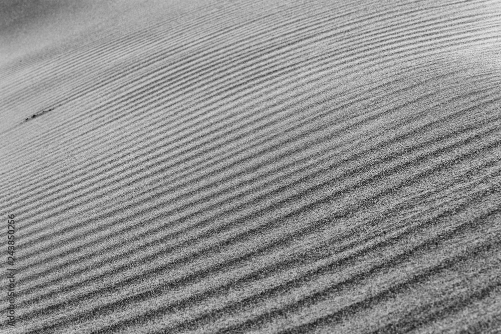 Sand Dunes Forming Diagonal Pattern Sand Dunes Forming Diagonal Pattern