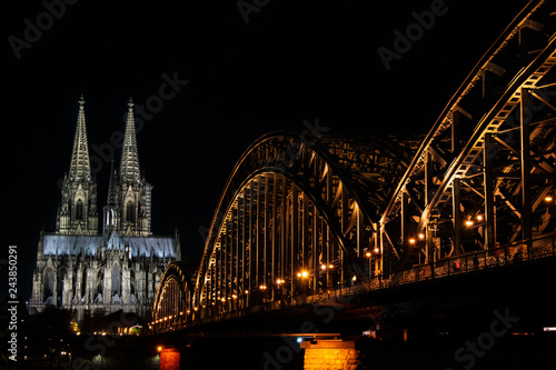 Cologne at night