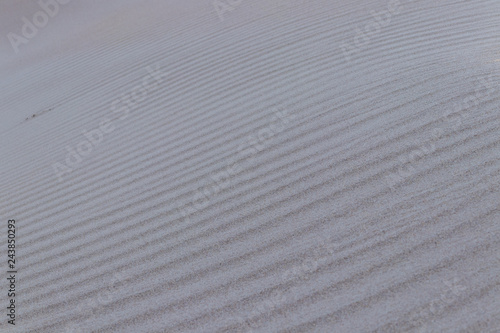 Sand Dunes Forming Diagonal Pattern