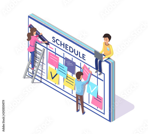 Schedule Planning, People Creating of Timetable