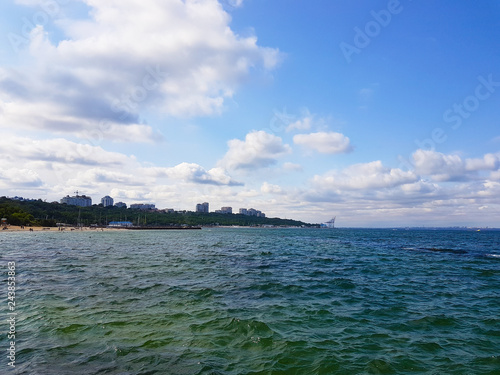 Seascape Sea with calm wate...