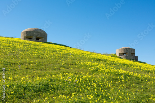 German bunker in Sicily, near Gela