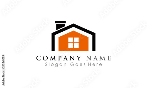 residence home logo illustration