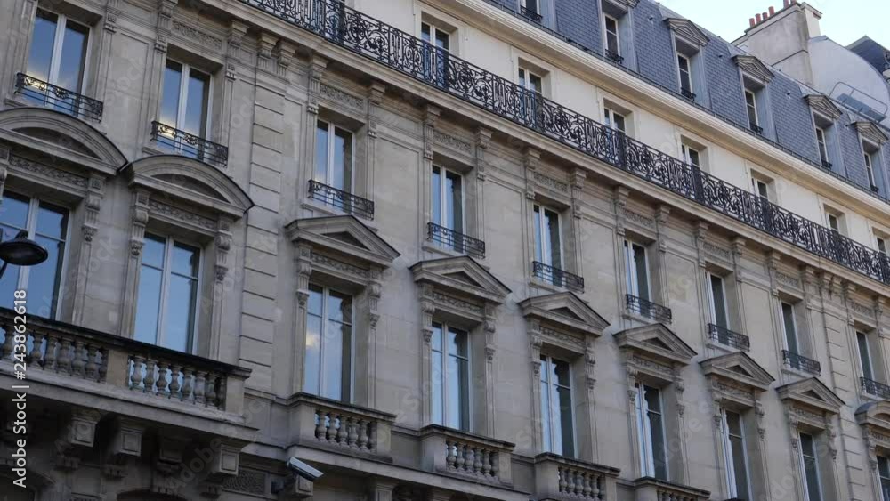 Paris France beautiful building facade architecture Paris France beautiful building facade architecture