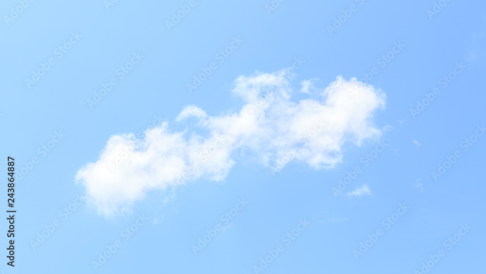Cloud and blue sky background.