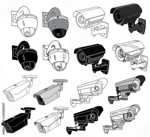 set, sketch surveillance camera