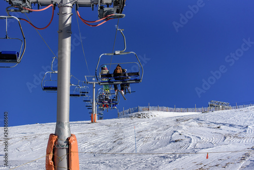 Grandvalira, Andorra : 2019 Janury 15 : Ski Station Grandvalira of Canillo, Andorra. photo
