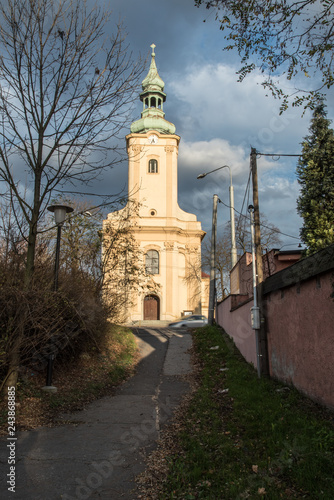 Kostel sv. Josefa church on Slezska Ostrava in Ostrava city in Czech republic photo