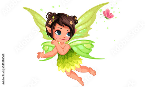 Beautiful little nature fairy