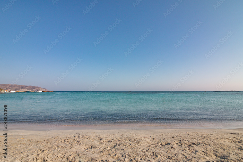 Elafonissi beach on western Crete, Greece