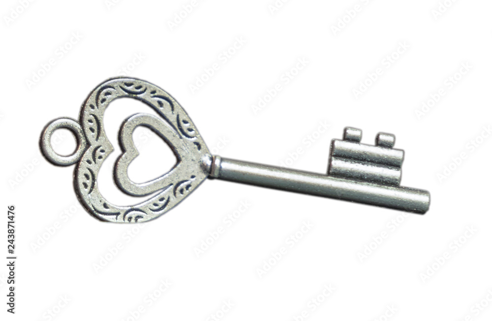 Cutouts of a special key with a beautiful motive Stock Photo Adobe Stock