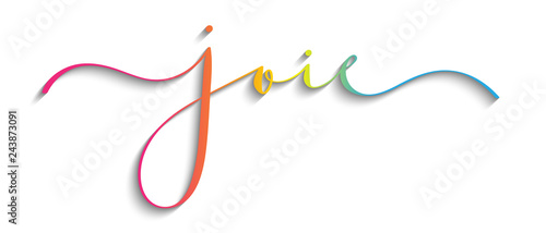 JOIE lettrage à la main