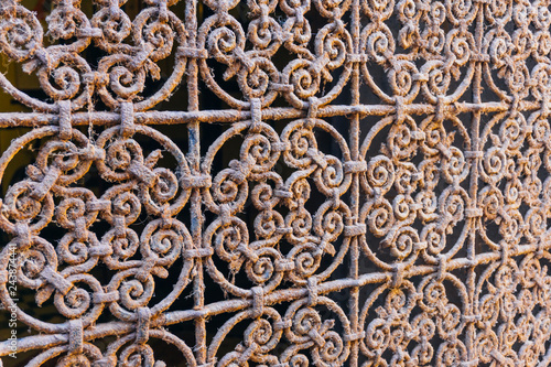 Arabic iron pattern, oriental islamic ornament. Moroccan tile, or Moroccan zellij - traditional mosaic