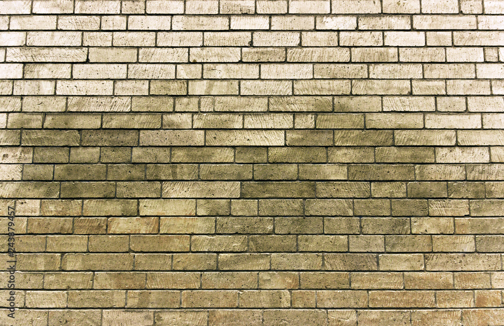 Fototapeta premium old, vintage brick wall, free space, stone wall.