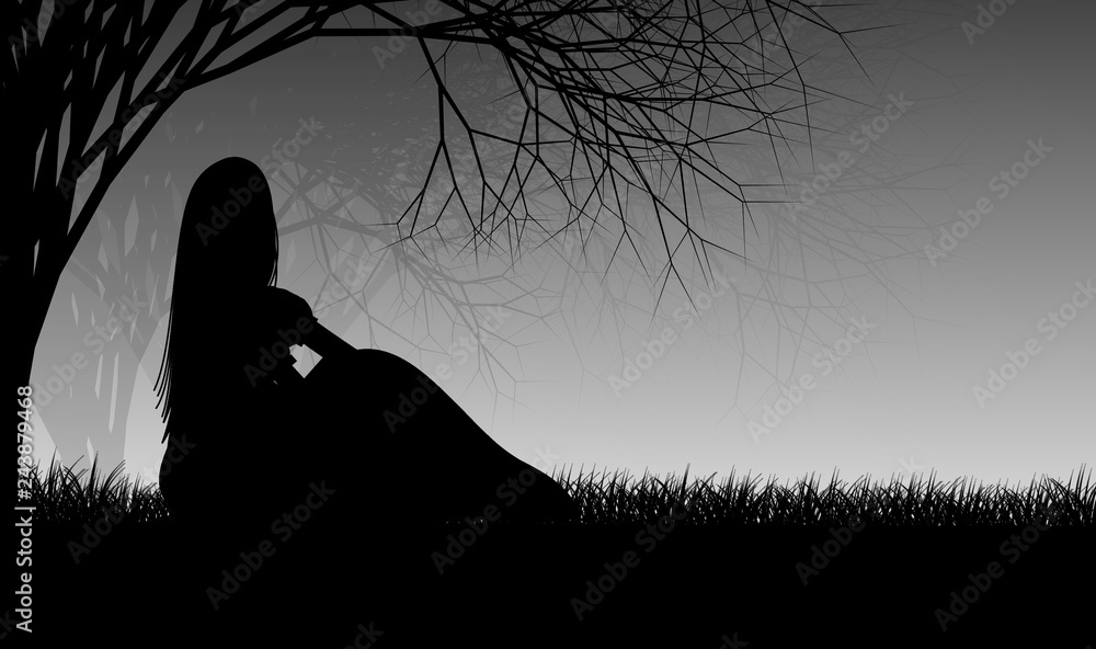 Man Is Sitting Alone On Mountain Alone, HD wallpaper | Peakpx