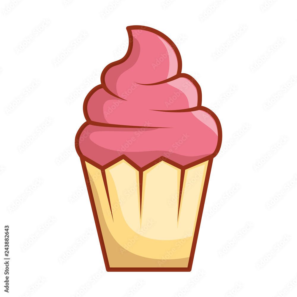 sweet cupcake with cherry sweet cupcake with cherry
