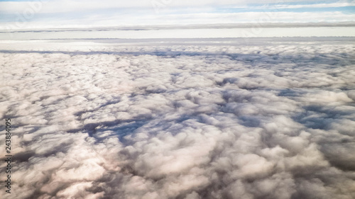 Cloudscape form plane.