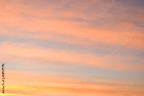 colorful cloud above twilight sky © sutichak
