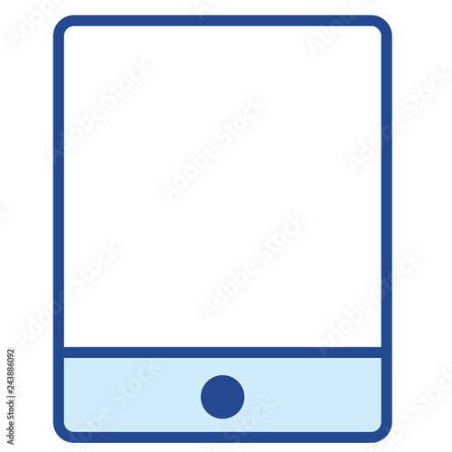 Tablet Vector Icon Illustration