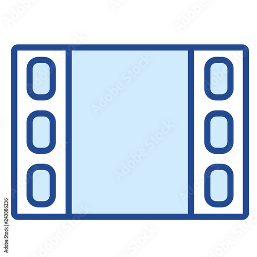 Filmstreifen Vector Icon Illustration