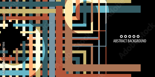 Geometric colorful abstract background