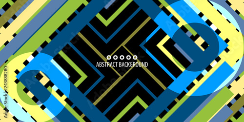 Geometric colorful abstract background