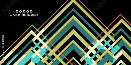 Geometric colorful abstract background