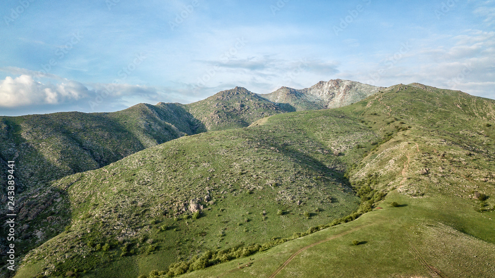 Naklejka premium mountains landscape. mountains. nature