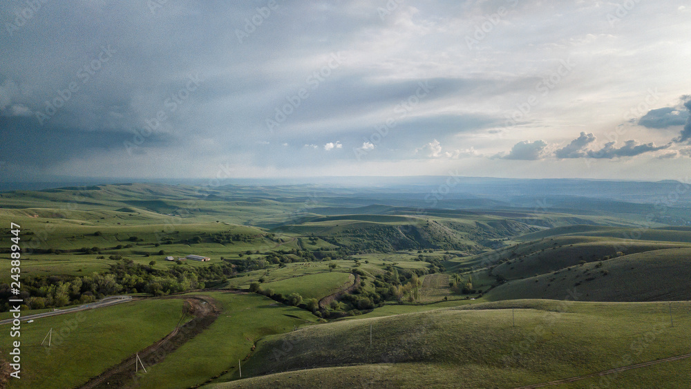 Naklejka premium mountains landscape. mountains. nature