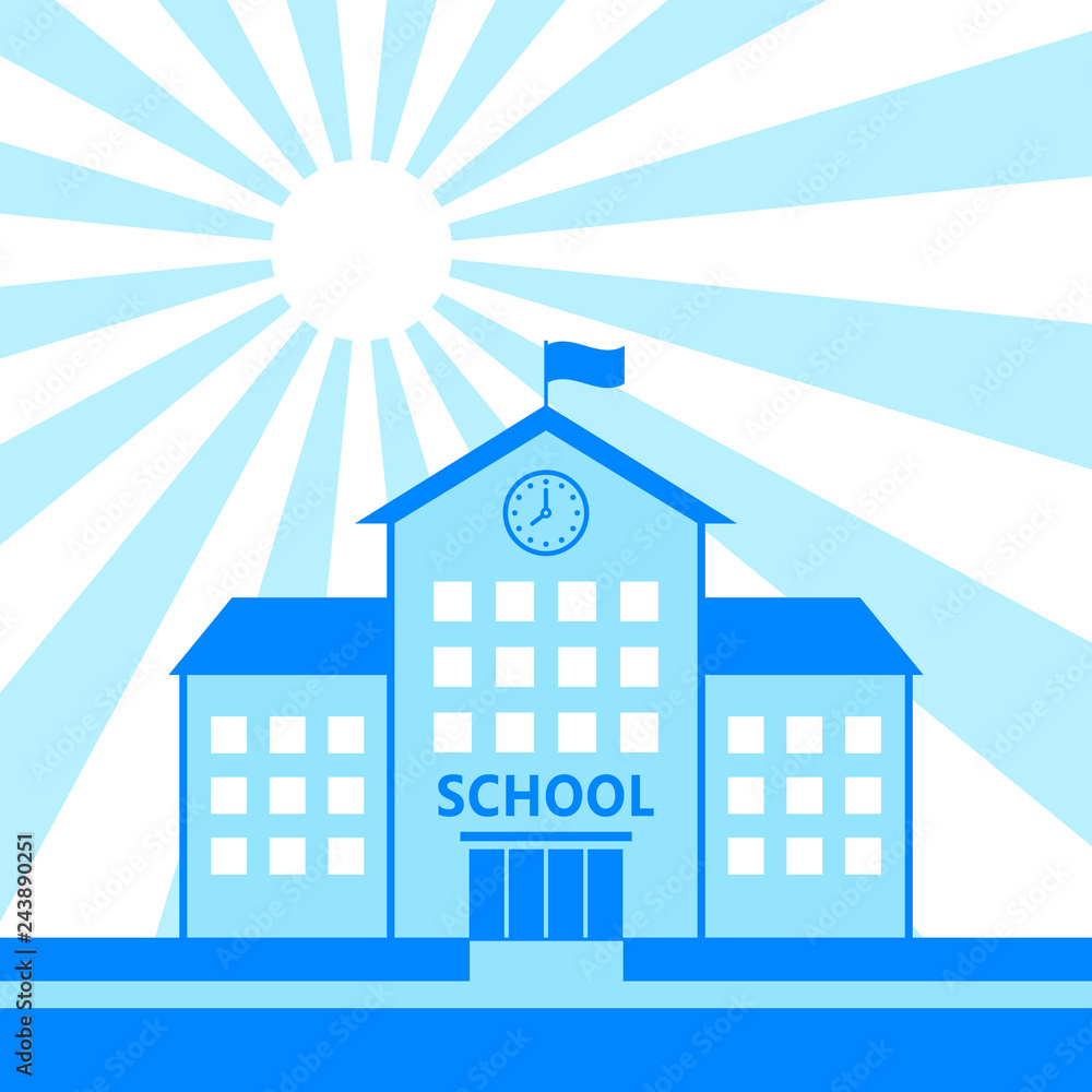 School vector icon