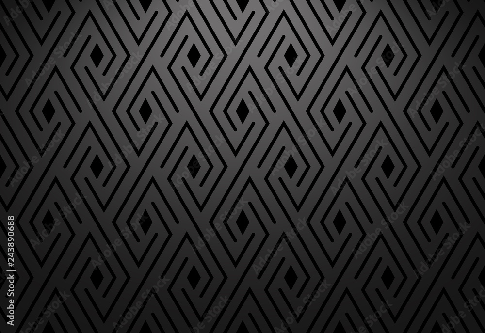 The geometric pattern with lines. Seamless vector background. Black texture. Graphic modern pattern. Simple lattice graphic design The geometric pattern with lines. Seamless vector background. Black texture. Graphic modern pattern. Simple lattice graphic design