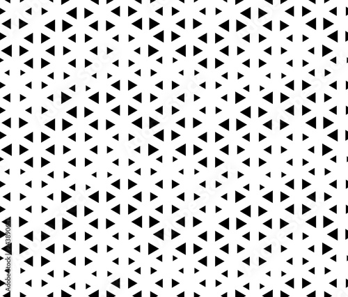 Abstract geometric pattern. Seamless vector background. White and black halftone. Graphic modern pattern. Simple lattice graphic design