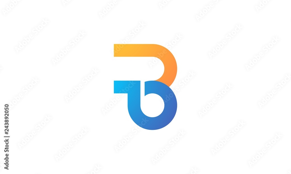 B abstract logo B abstract logo